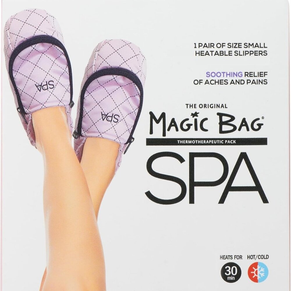 Brand new Open box magic bag SPA slippers warm lounging winter slip on